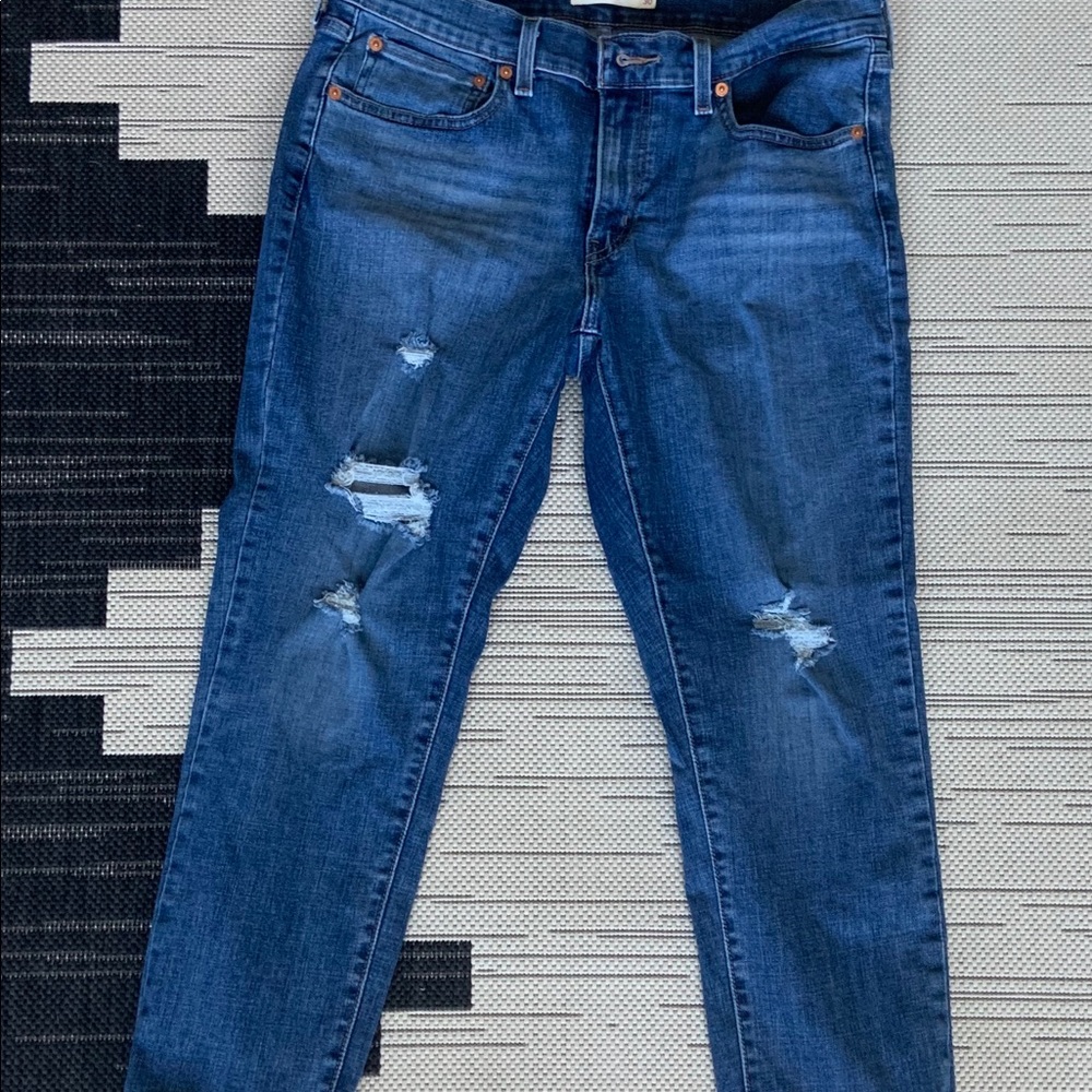 Levi’s boyfriend jeans . Just purchased